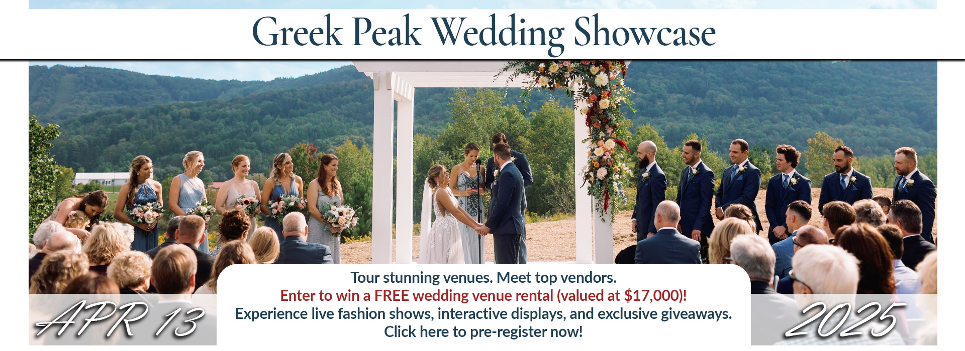 Greek Peak's 1st Wedding Showcase